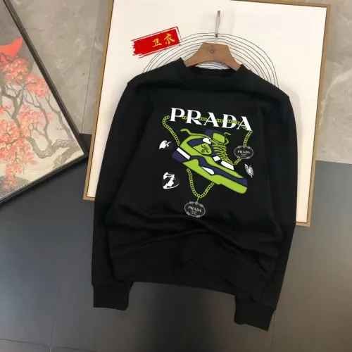 Prada Hoodies Long Sleeved For Men #1420866 $48.00 USD, Wholesale Replica Prada Hoodies