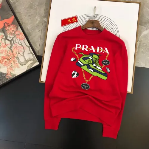 Prada Hoodies Long Sleeved For Men #1420869 $48.00 USD, Wholesale Replica Prada Hoodies