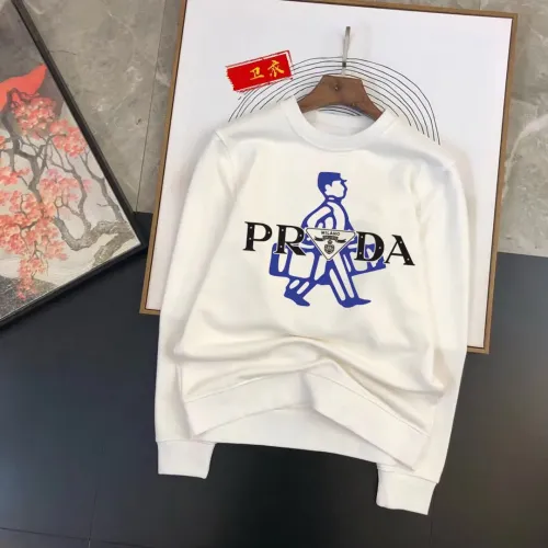 Prada Hoodies Long Sleeved For Men #1420891 $48.00 USD, Wholesale Replica Prada Hoodies