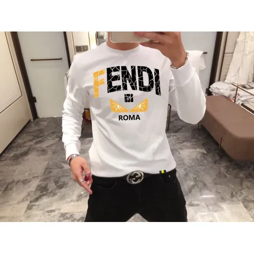 Fendi Hoodies Long Sleeved For Men #1421010 $48.00 USD, Wholesale Replica Fendi Hoodies