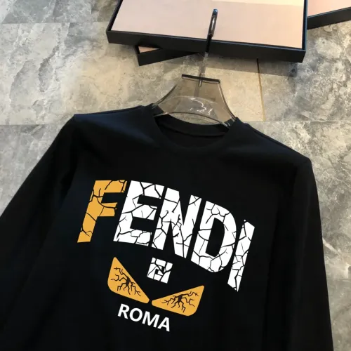 Replica Fendi Hoodies Long Sleeved For Men #1421011 $48.00 USD for Wholesale