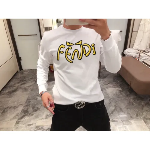 Fendi Hoodies Long Sleeved For Men #1421040 $48.00 USD, Wholesale Replica Fendi Hoodies