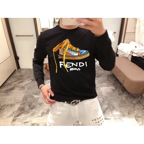 Fendi Hoodies Long Sleeved For Men #1421041 $48.00 USD, Wholesale Replica Fendi Hoodies