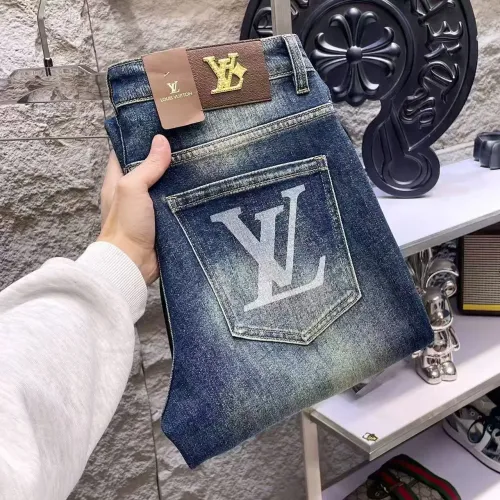 Louis Vuitton LV Jeans For Men #1421196 $68.00 USD, Wholesale Replica Louis Vuitton LV Jeans