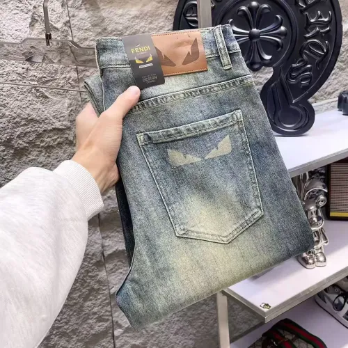 Fendi Jeans For Men #1421197 $68.00 USD, Wholesale Replica Fendi Jeans