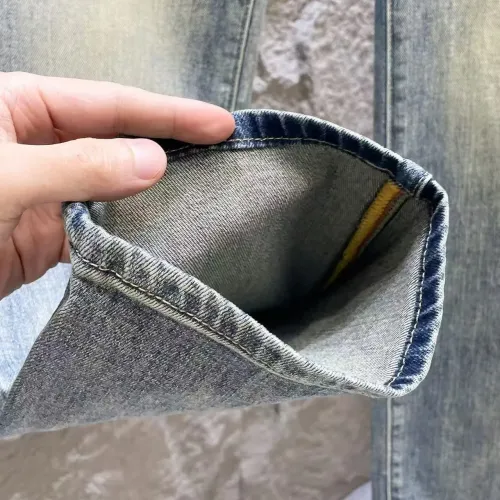 Replica Fendi Jeans For Men #1421197 $68.00 USD for Wholesale