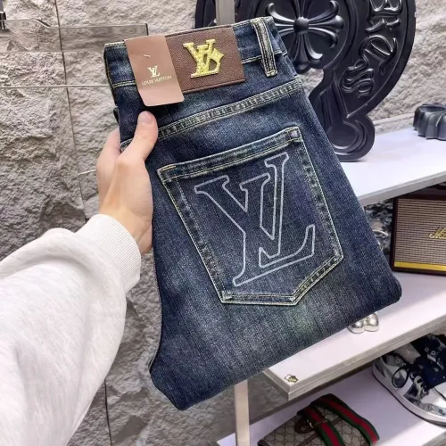 Louis Vuitton LV Jeans For Men #1421211 $68.00 USD, Wholesale Replica Louis Vuitton LV Jeans