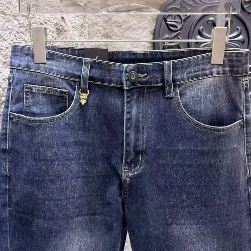 Replica Fendi Jeans For Men #1421213 $68.00 USD for Wholesale
