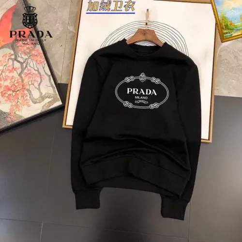 Prada Hoodies Long Sleeved For Men #1421233 $45.00 USD, Wholesale Replica Prada Hoodies