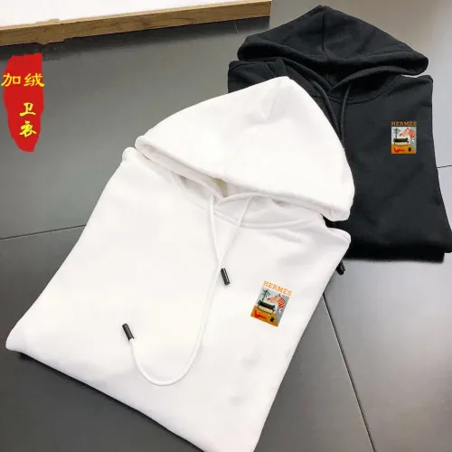 Replica Hermes Hoodies Long Sleeved For Men #1421258 $45.00 USD for Wholesale