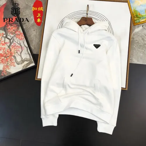 Prada Hoodies Long Sleeved For Men #1421280 $45.00 USD, Wholesale Replica Prada Hoodies
