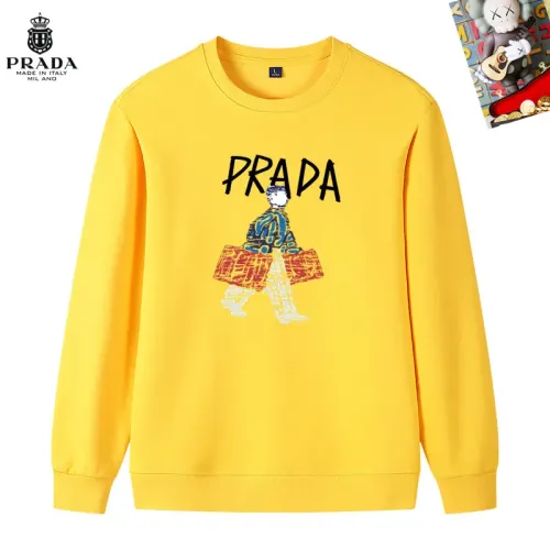 Prada Hoodies Long Sleeved For Men #1421307 $40.00 USD, Wholesale Replica Prada Hoodies