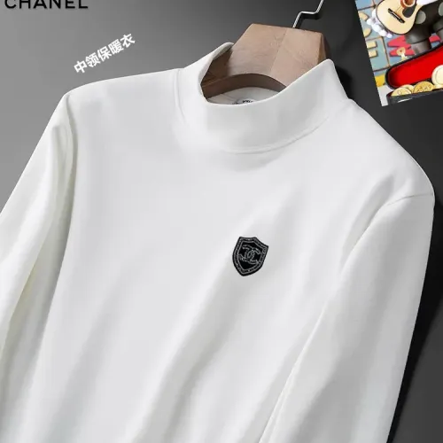 Replica Chanel T-Shirts Long Sleeved For Men #1421412 $40.00 USD for Wholesale
