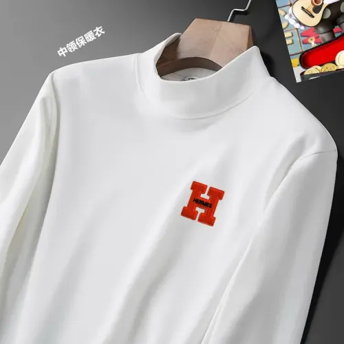 Replica Hermes T-Shirts Long Sleeved For Men #1421415 $40.00 USD for Wholesale