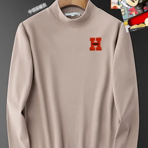 Hermes T-Shirts Long Sleeved For Men #1421417 $40.00 USD, Wholesale Replica Hermes T-Shirts