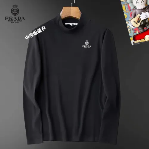 Prada T-Shirts Long Sleeved For Men #1421419 $40.00 USD, Wholesale Replica Prada T-Shirts