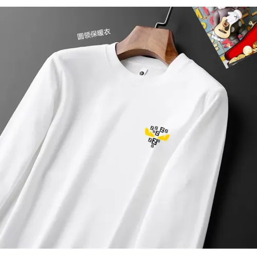 Replica Fendi T-Shirts Long Sleeved For Men #1421443 $40.00 USD for Wholesale