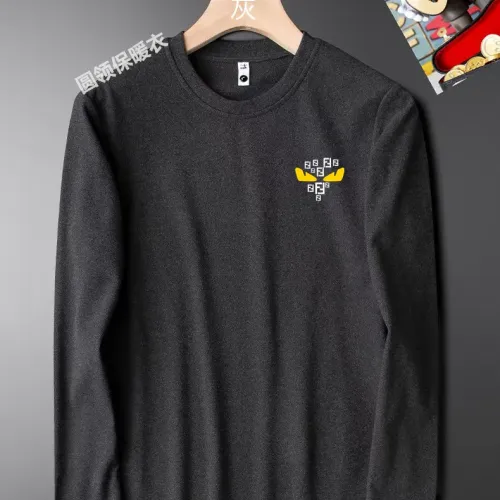 Fendi T-Shirts Long Sleeved For Men #1421444 $40.00 USD, Wholesale Replica Fendi T-Shirts