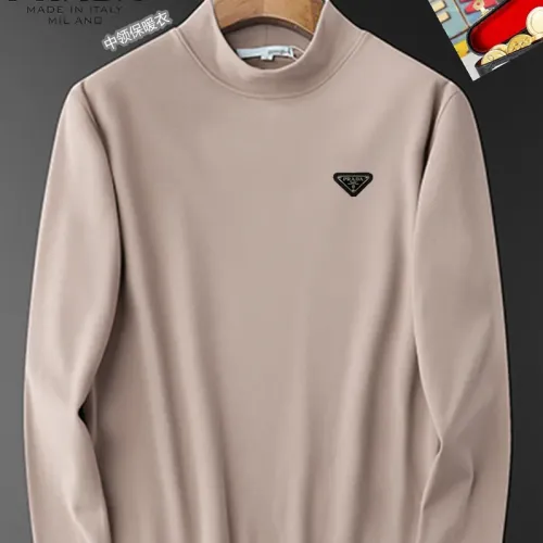 Prada T-Shirts Long Sleeved For Men #1421458 $40.00 USD, Wholesale Replica Prada T-Shirts