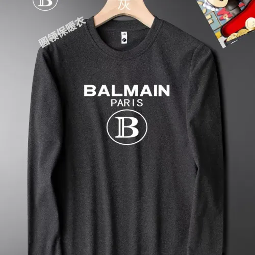 Balmain T-Shirts Long Sleeved For Men #1421482
