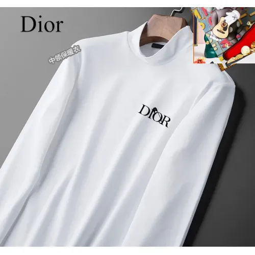 Replica Christian Dior T-Shirts Long Sleeved For Men #1421490 $40.00 USD for Wholesale