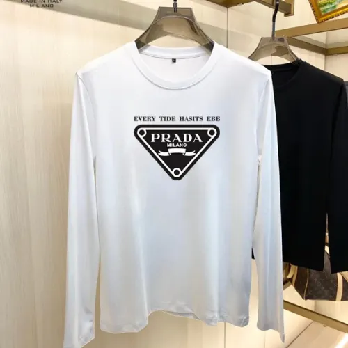 Prada T-Shirts Long Sleeved For Unisex #1421503 $34.00 USD, Wholesale Replica Prada T-Shirts