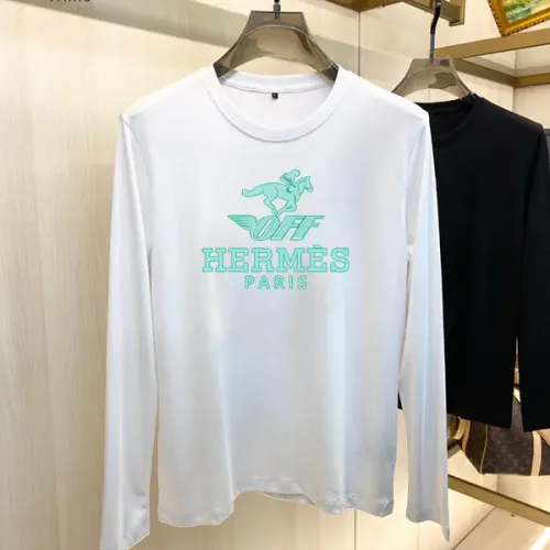 Hermes T-Shirts Long Sleeved For Unisex #1421539 $34.00 USD, Wholesale Replica Hermes T-Shirts