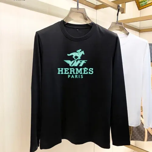 Hermes T-Shirts Long Sleeved For Unisex #1421540 $34.00 USD, Wholesale Replica Hermes T-Shirts