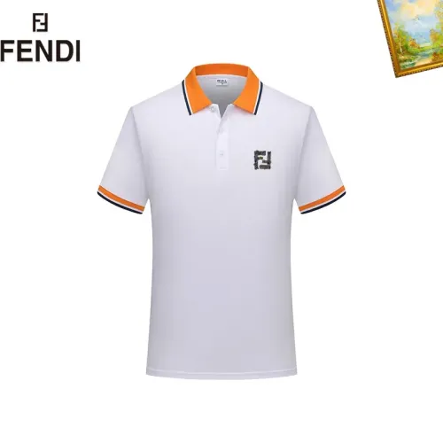 Fendi T-Shirts Short Sleeved For Men #1421703 $29.00 USD, Wholesale Replica Fendi T-Shirts