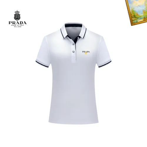 Prada T-Shirts Short Sleeved For Men #1421734 $29.00 USD, Wholesale Replica Prada T-Shirts