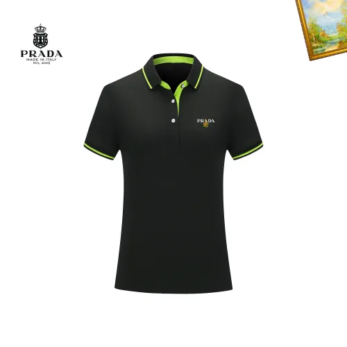Prada T-Shirts Short Sleeved For Men #1421736 $29.00 USD, Wholesale Replica Prada T-Shirts