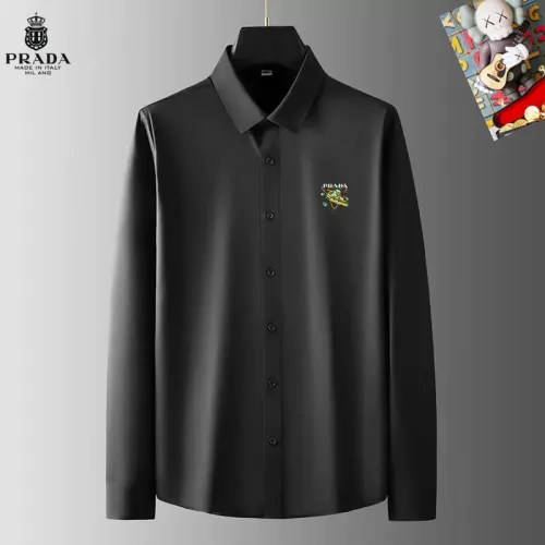 Prada Shirts Long Sleeved For Men #1421760 $40.00 USD, Wholesale Replica Prada Shirts