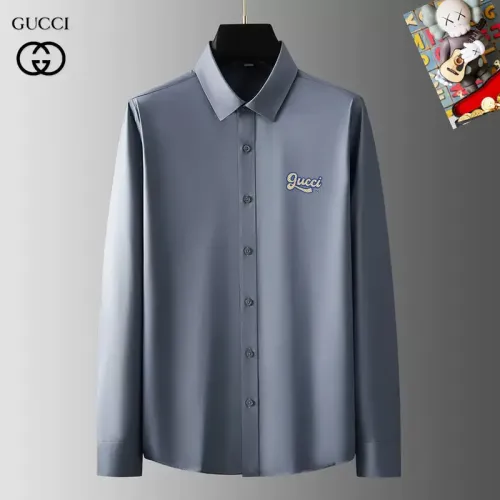 Gucci Shirts Long Sleeved For Men #1421763 $40.00 USD, Wholesale Replica Gucci Shirts