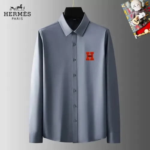 Hermes Shirts Long Sleeved For Men #1421791 $40.00 USD, Wholesale Replica Hermes Shirts