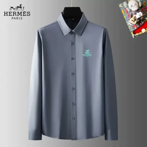 Hermes Shirts Long Sleeved For Men #1421802 $40.00 USD, Wholesale Replica Hermes Shirts