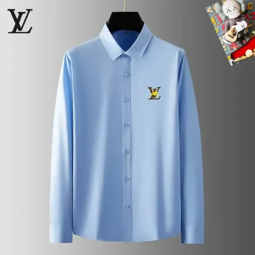 Louis Vuitton LV Shirts Long Sleeved For Men #1421837 $40.00 USD, Wholesale Replica Louis Vuitton LV Shirts