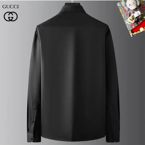 Replica Gucci Shirts Long Sleeved For Men #1421843 $40.00 USD for Wholesale