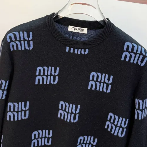 Replica MIU MIU Sweaters Long Sleeved For Unisex #1421951 $82.00 USD for Wholesale