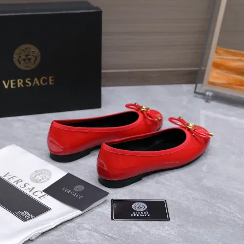 Replica Versace Flat Shoes For Women #1422328 $118.00 USD for Wholesale