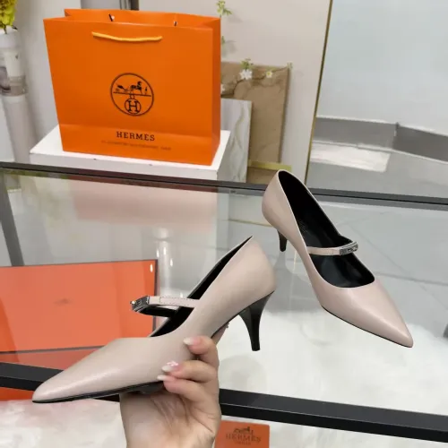 Replica Hermes High-Heeled Shoes For Women #1422335 $108.00 USD for Wholesale