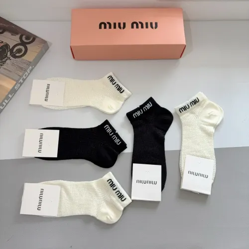Replica MIU MIU Socks #1422368 $27.00 USD for Wholesale