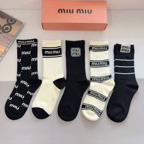 MIU MIU Socks #1422369 $29.00 USD, Wholesale Replica MIU MIU Socks