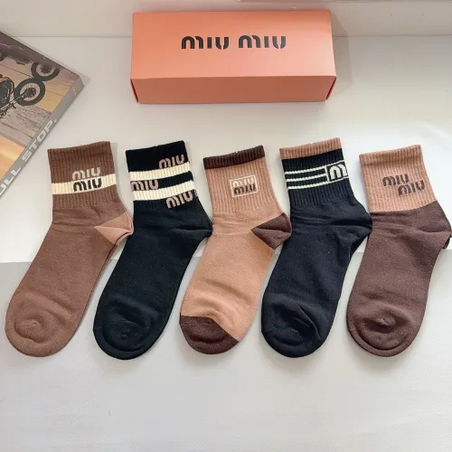 MIU MIU Socks #1422370 $29.00 USD, Wholesale Replica MIU MIU Socks