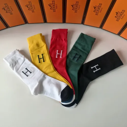 Replica Hermes Socks #1422389 $29.00 USD for Wholesale