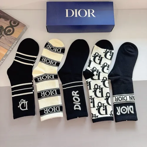 Replica Christian Dior Socks #1422395 $29.00 USD for Wholesale