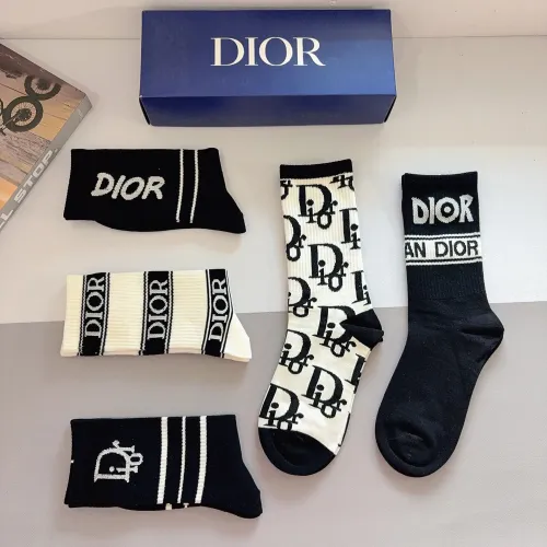 Replica Christian Dior Socks #1422395 $29.00 USD for Wholesale