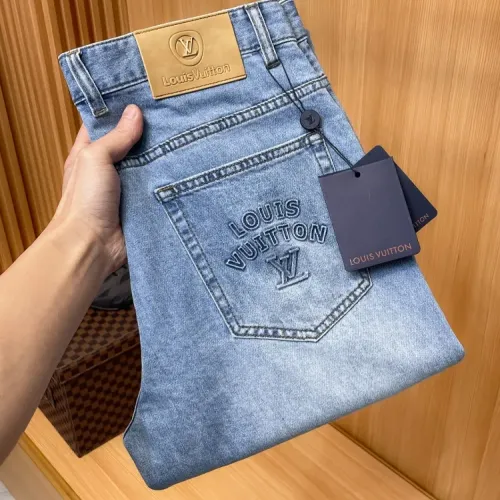 Louis Vuitton LV Jeans For Men #1422420 $68.00 USD, Wholesale Replica Louis Vuitton LV Jeans