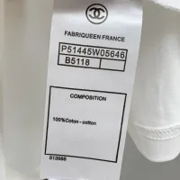 $60.00 USD Chanel T-Shirts Short Sleeved For Men #1418300