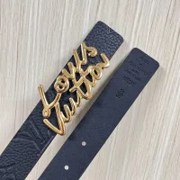$64.00 USD Louis Vuitton AAA Quality Belts In 3.0cm For Women #1418576