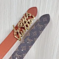 $64.00 USD Louis Vuitton AAA Quality Belts In 3.0cm For Women #1418656